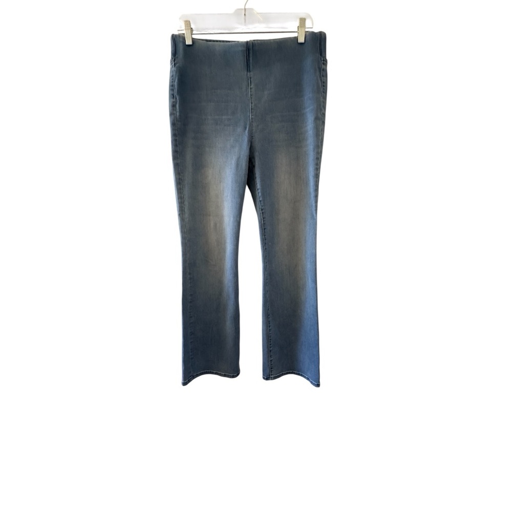 Soft Surroundings Jeans Womens Size Medium Pull On Supremely Soft Bootcut